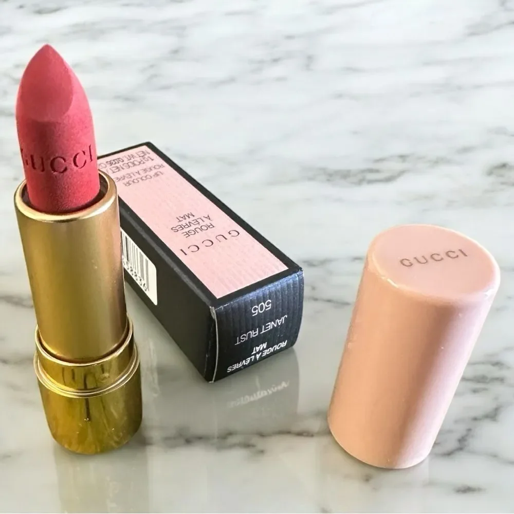 Gucci Rouge à Lèvres Mat Lipstick - Janet Rust 505 Gucci Rouge à Lèvres Lipstick - Picture 5 of 17